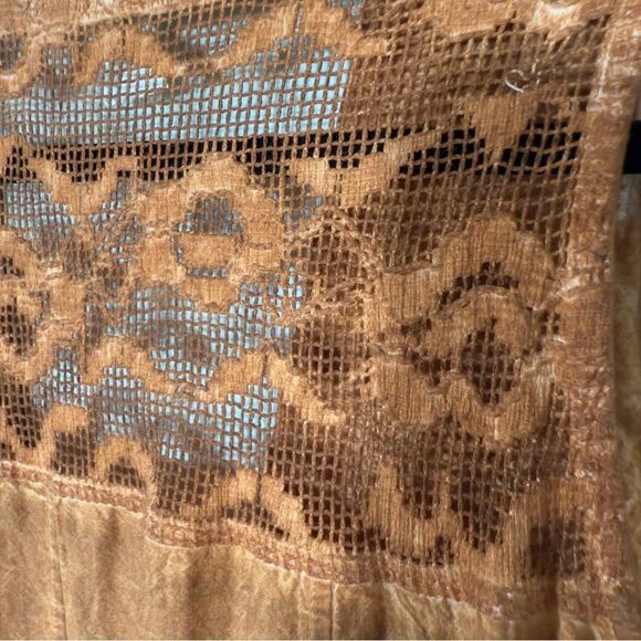 Inca Cotton Women’s Sleeveless Embossed Fringe Boho Gypsy Open Front Cardigan - Picture 9 of 9